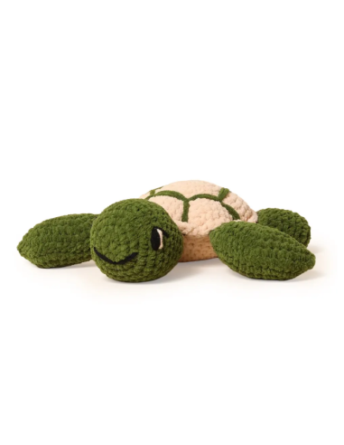 Kit Scheepjes fil chenille Yarnzoo tortue