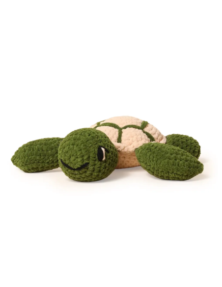 Kit Scheepjes fil chenille Yarnzoo tortue