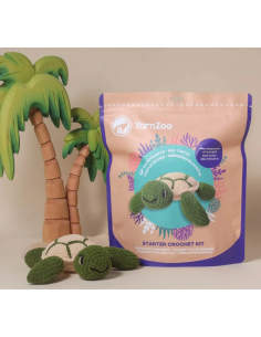 kit fil chenille tortue Yarnzoo de Scheepjes