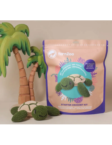 kit fil chenille tortue Yarnzoo de Scheepjes