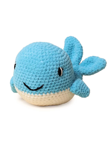 Kit Scheepjes fil chenille Yarnzoo baleine