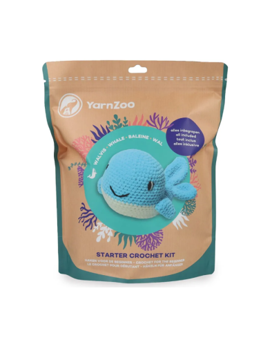 Kit Scheepjes fil chenille Yarnzoo baleine