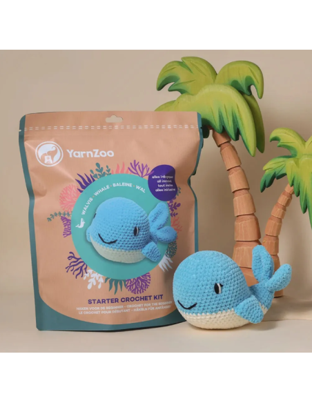 kit crochet yarnzoo baleine de Scheepjes