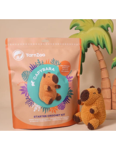 kit crochet yarnzoo capybara Scheepjes