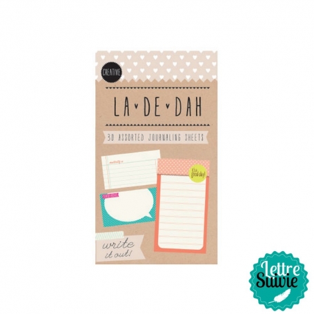 Mini bloc 30 feuilles "Creative" La De Dah