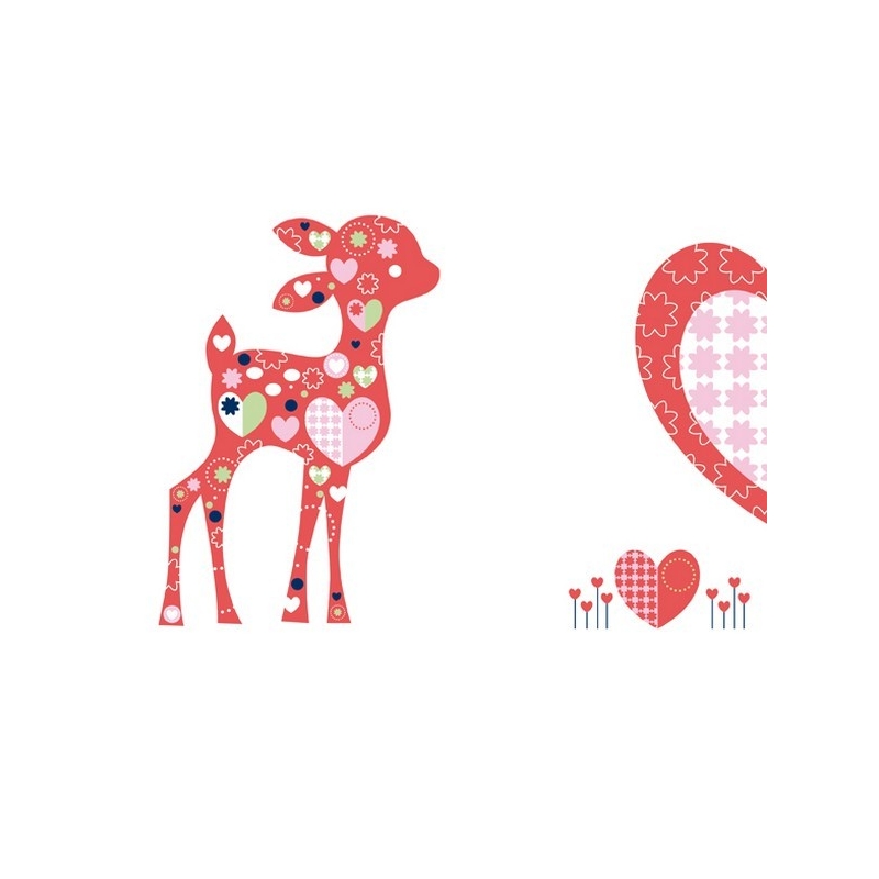 Coupon de tissu 45x55 cm Artemio Sweet bambi