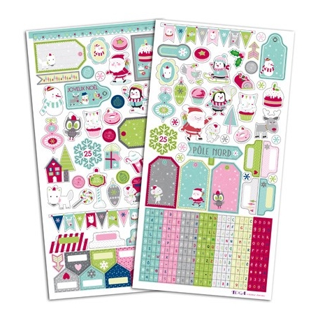 Stickers Noël au Pôle Nord - Toga x 300