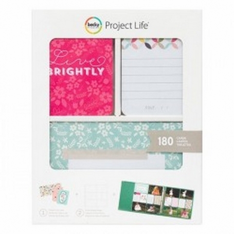 Cartes Project Life "Live Brightly" de Becky Higgins