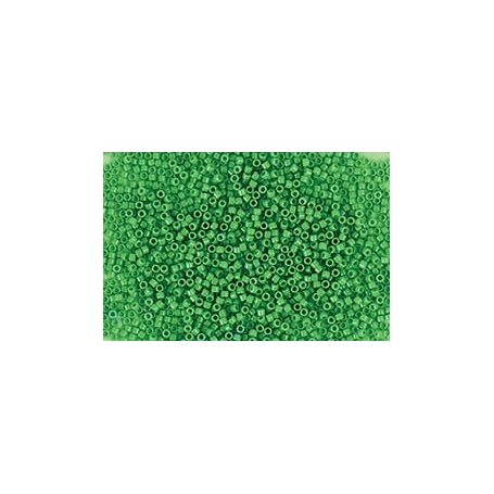 Perle rocailles japonaises itoshii tube vert opaque - Rico Design