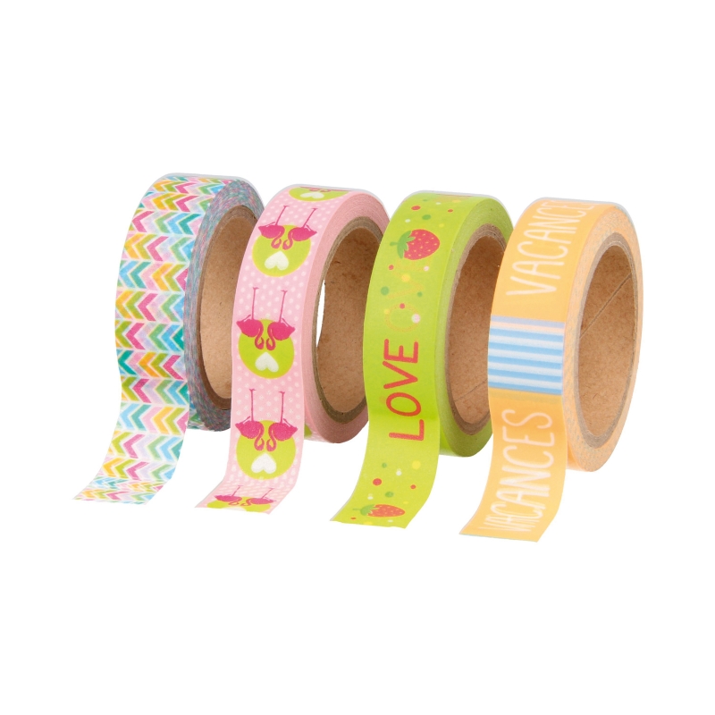 Masking tape chevrons multicolores - Artemio