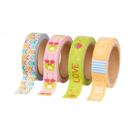 Masking tape chevrons multicolores - Artemio