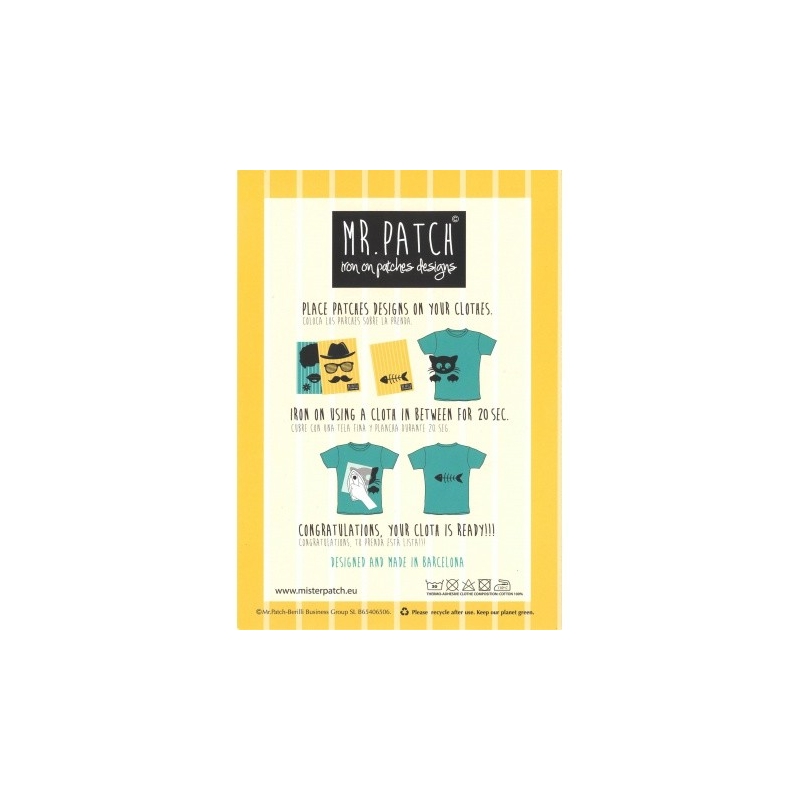 Grand patch thermocollant "ailes d'ange" - Mr Patch