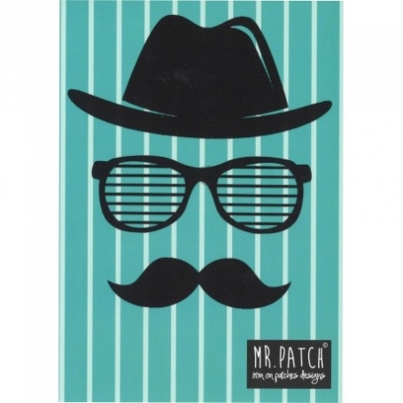 Grand patch thermocollant "moustache" - Mr Patch
