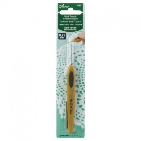 Crochet dentelle Clover manche ergonomique 0,75 mm