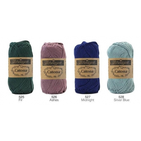 Scheepjes Catona 50 g bleu nuit 527