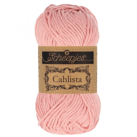 Coton à crocheter Cahlista Scheepjes rose ancienne 408