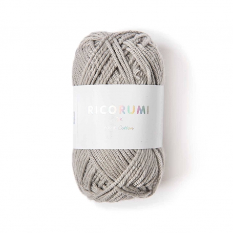Coton à crocheter Ricorumi 25 g gris perle - 004