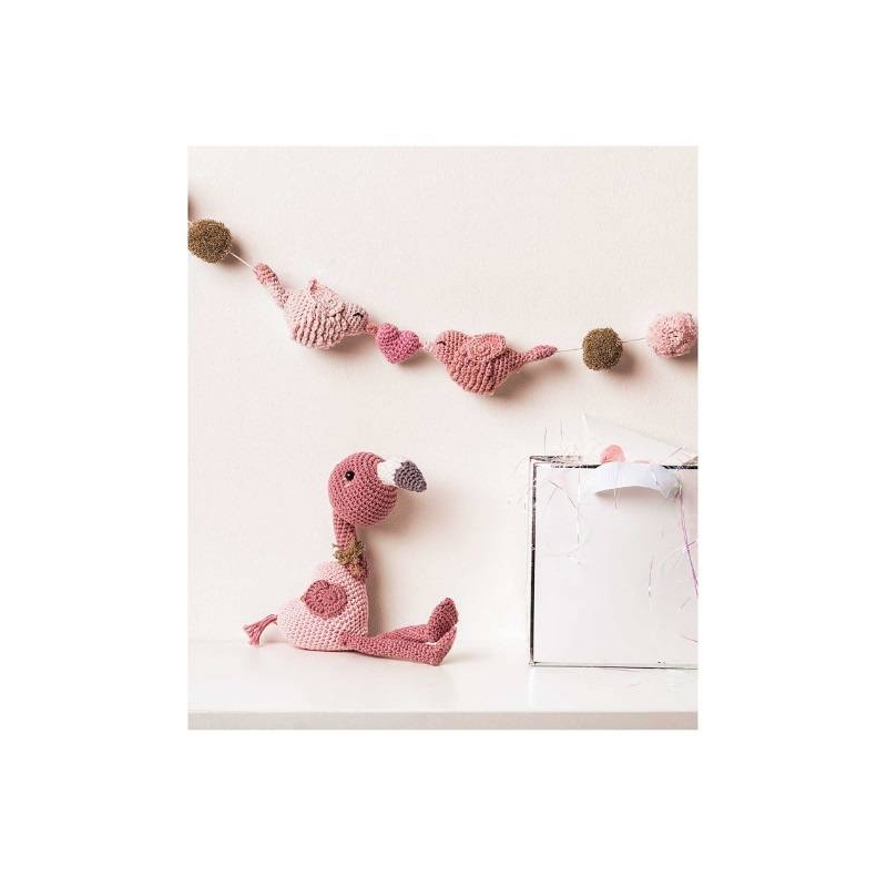 Coton à crocheter Ricorumi 25 g vieux rose - 010