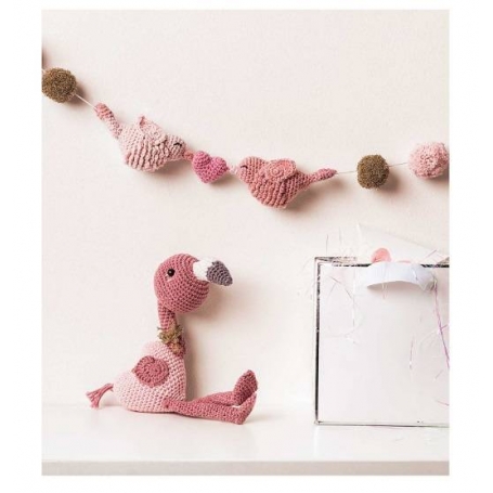 Coton à crocheter Ricorumi 25 g vieux rose - 010