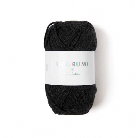Coton à crocheter Ricorumi 25 g noir 060