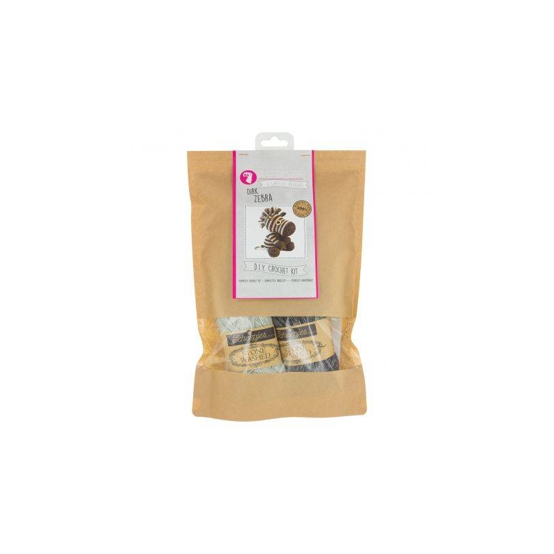 Kit crochet HardiCraft - Dirk le Zèbre