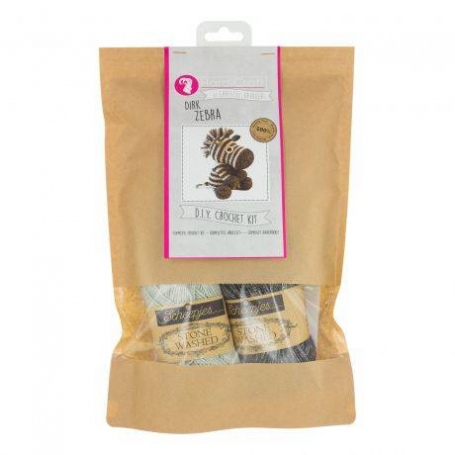 Kit crochet HardiCraft - Dirk le Zèbre