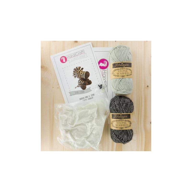 Kit crochet HardiCraft - Dirk le Zèbre