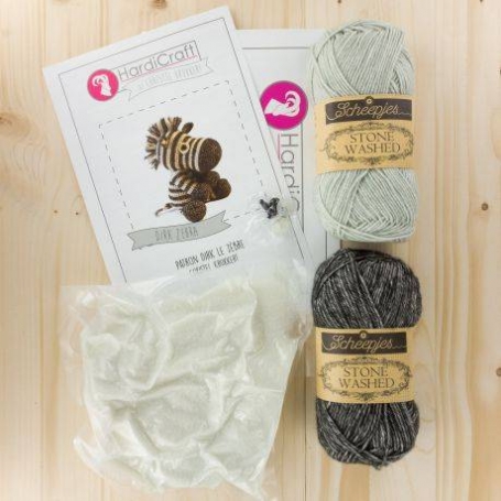 Kit crochet HardiCraft - Dirk le Zèbre