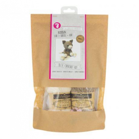 Kit crochet HardiCraft - Robbin le chat