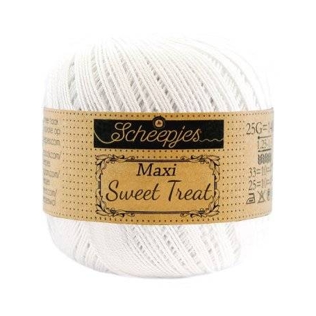 Maxi Sugar Rush coton mercerisé blanc 