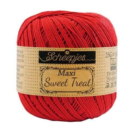 Maxi Sugar Rush coton mercerisé rouge