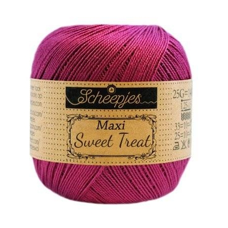 Maxi Sugar Rush coton mercerisé pourpre