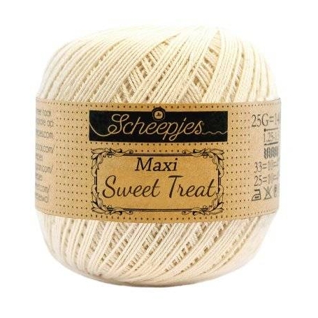 Maxi Sugar Rush coton mercerisé blan cassé vieille dentelle