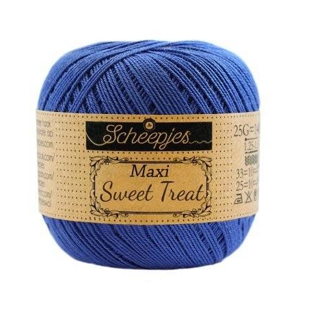 Maxi Sugar Rush coton mercerisé bleu électriques