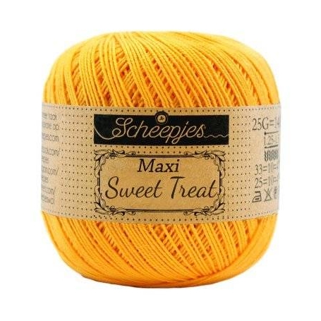 Maxi Sugar Rush coton mercerisé jaune doré