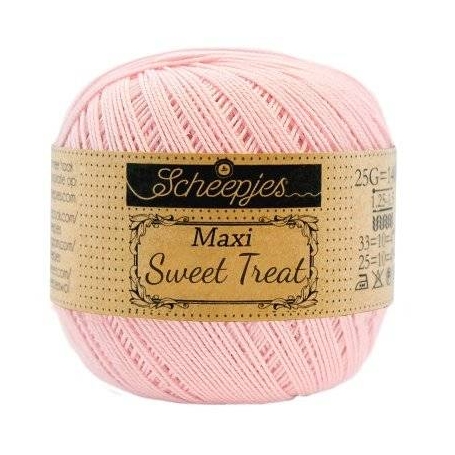 Maxi Sugar Rush coton mercerisé rose poudré