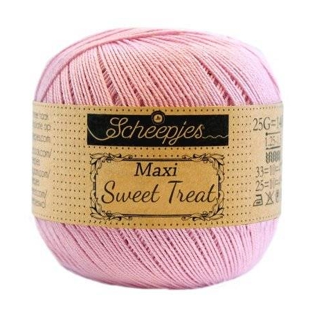 Maxi Sugar Rush coton mercerisé rose givré