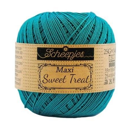 Maxi Sweet treat coton mercerisé bleu canard
