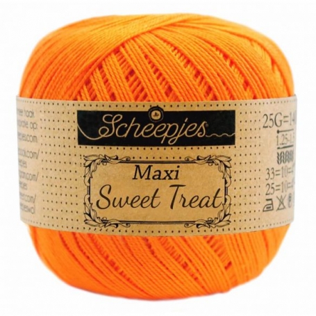 Maxi Sweet Treat coton mercerisé n°281 mandarine 25g