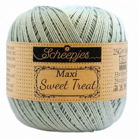 coton mercerisé fin scheepjes maxi sweet treat vert de gris