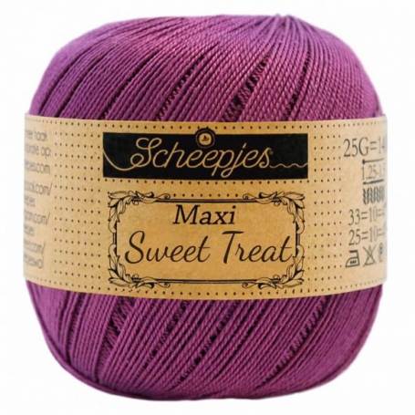 coton mercerisé fin scheepjes maxi sweet treat ultra violet 282