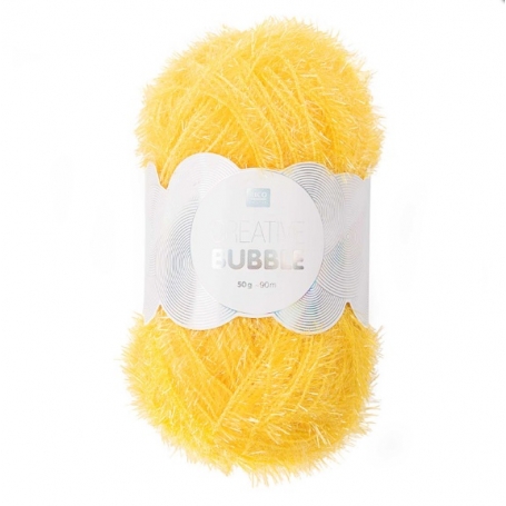 fil éponge créative bubble jaune