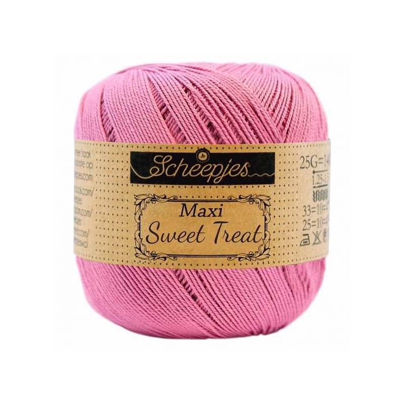 coton à crocheter maxi sweet treat rose coloniale