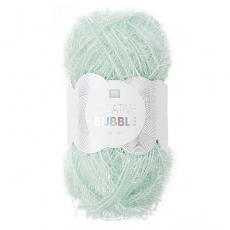 fil pour éponge et tawashi creative bubble menthe glacée