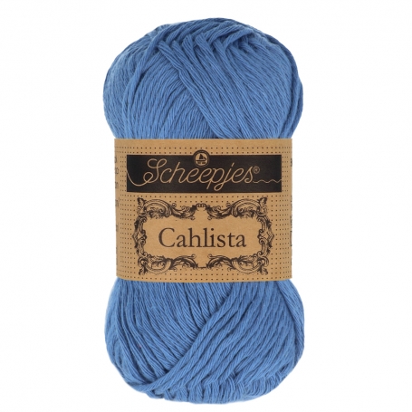 Coton à crocheter Scheepjes Cahlista bleu capri 261