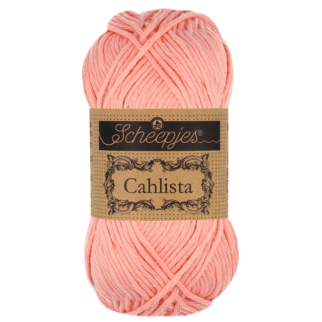 Coton à crocheter Scheepjes Cahlista corail clair 264