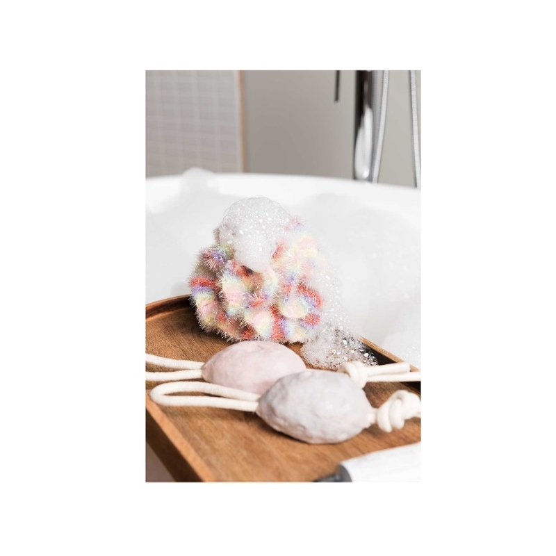 Creative bubble print mix pastel