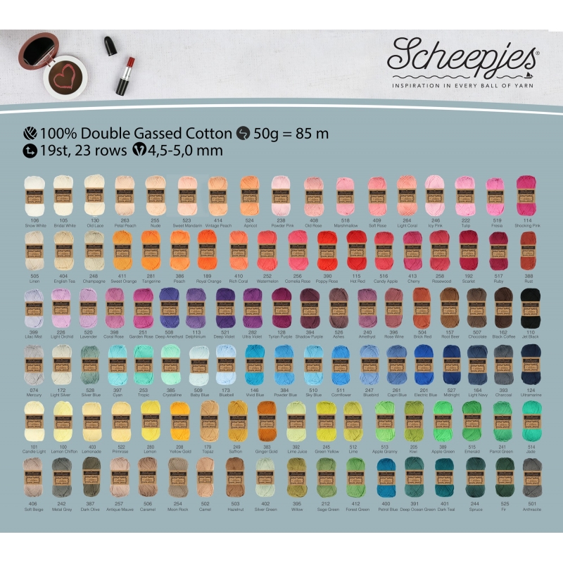 Coton à crocheter Cahlista Scheepjes gris mercure 074