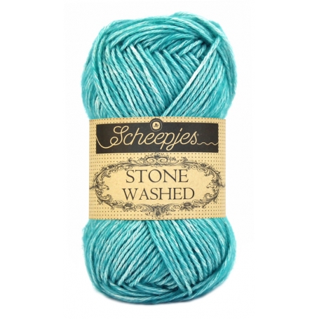 stonewashed coton à crocheter 815 green agathe