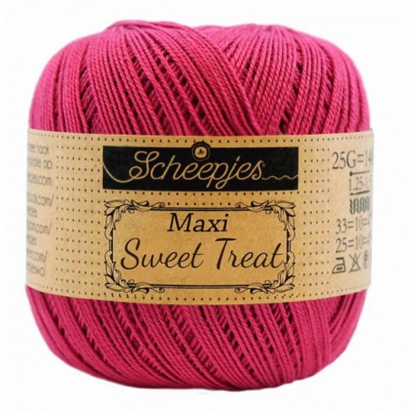 coton à crocheter scheepjes maxi sweet treat rouge cerise